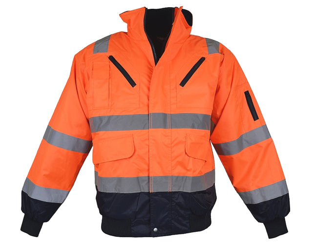 LeiKaTex® | Pilotenjacke | Warnschutz warnorange