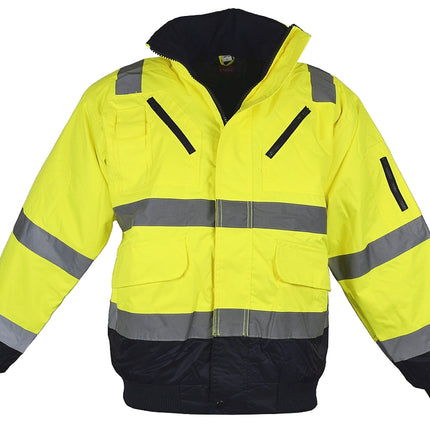 LeiKaTex® | Pilotenjacke | Warnschutz neongelb