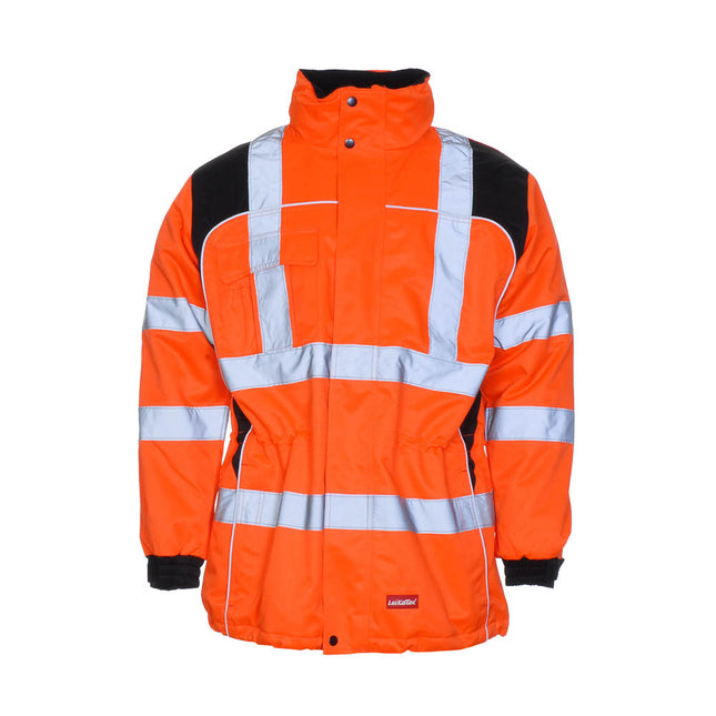 LeiKaTex® | Parka | Warnschutz | warnorange/schwarz warnorange