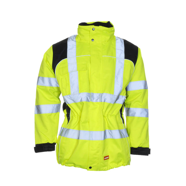 LeiKaTex® | Parka | Warnschutz |  neongelb/schwarz neongelb