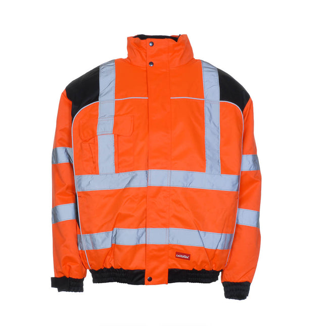 LeiKaTex® | Pilotenjacke | Warnschutz | warnorange/schwarz warnorange