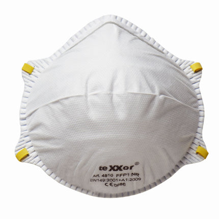 teXXor® Feinstaubmaske FFP1 >>NR<< D mit Nasenbügel-240 Stück