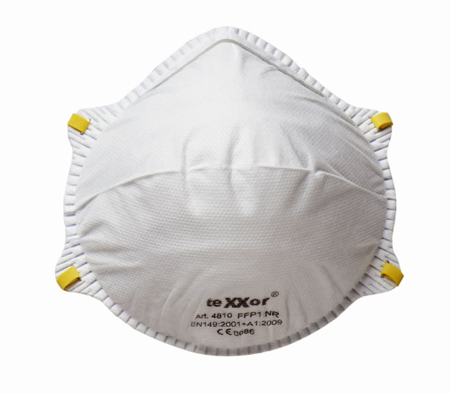 teXXor® Feinstaubmaske FFP1 >>NR<< D mit Nasenbügel-240 Stück