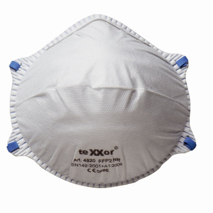 teXXor® Feinstaubmaske FFP2 >>NR<< D mit Nasenbügel-240 Stück