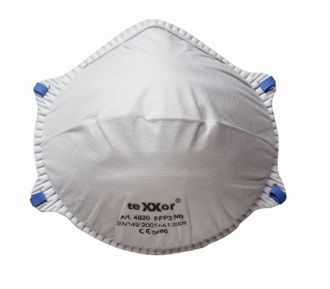 teXXor® Feinstaubmaske FFP2 >>NR<< D mit Nasenbügel-240 Stück