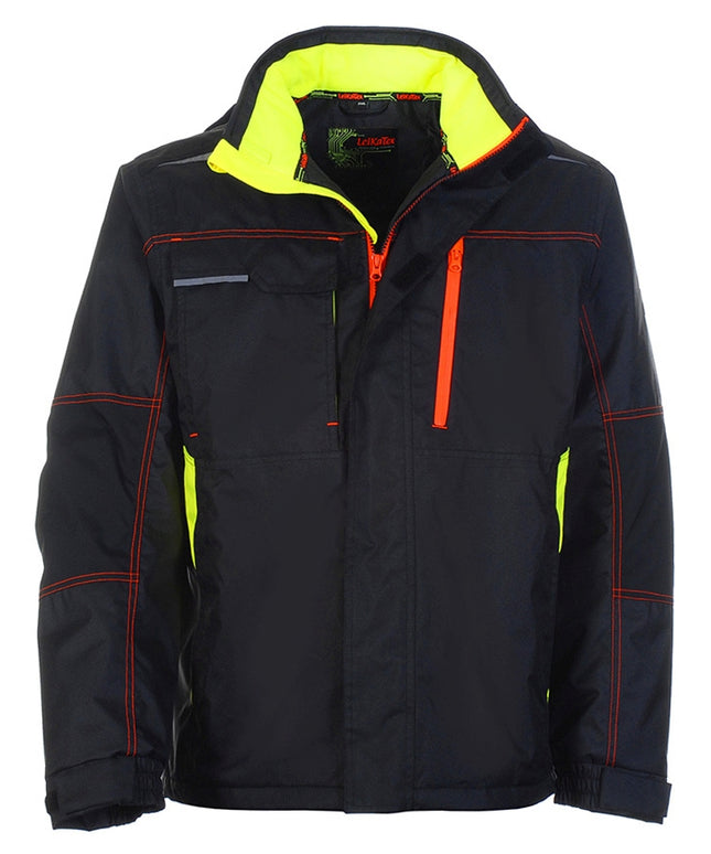 LeiKaTex® | BLACK LINE | Jacke | Winter schwarz