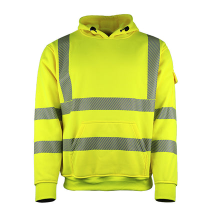LeiKaTex® | HOODIE | Kapuzen-Sweatshirt | Warnschutz warnorange