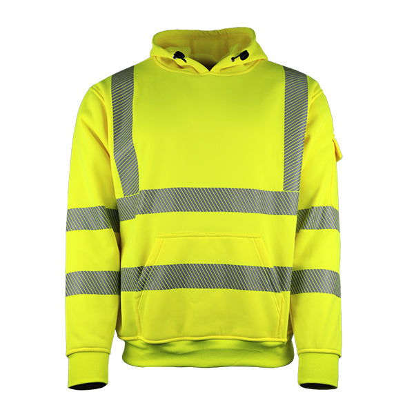 LeiKaTex® | HOODIE | Kapuzen-Sweatshirt | Warnschutz warnorange