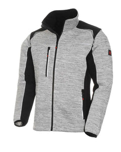 LeiKaTex® | REFLEECE | Strickfleece-Jacke grau Leipold Arbeitsschutz