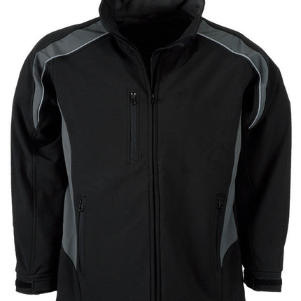 LeiKaTex® | ORBIT | Softshelljacke schwarz