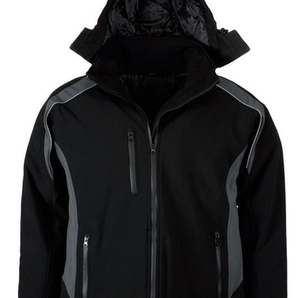 LeiKaTex® | ONYX | Softshelljacke | Winter schwarz