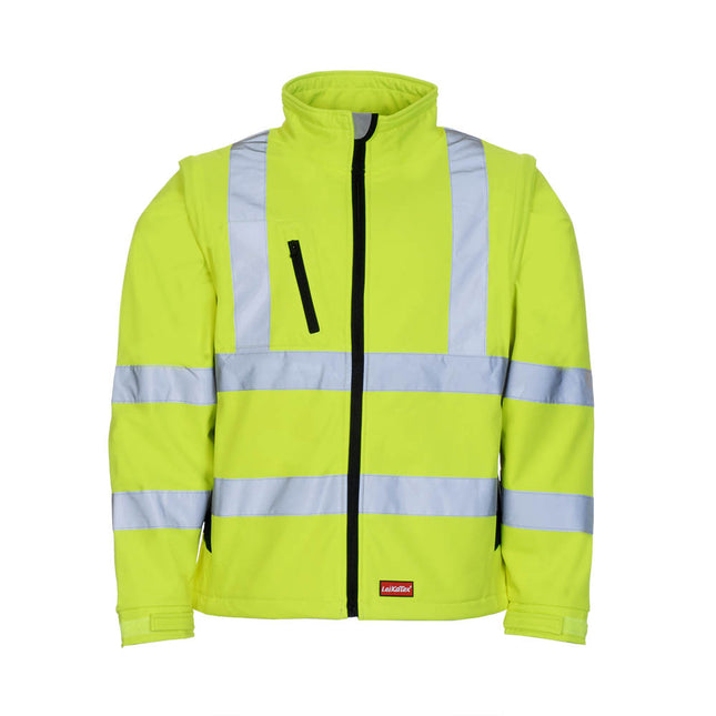 LeiKaTex® | Softshelljacke | Warnschutz neongelb