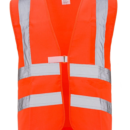 LeiKaTex® | Warnweste | Mischgewebe | warnorange warnorange