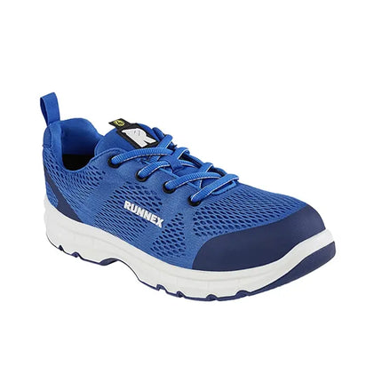 RUNNEX® S1 ESD-Sicherheitshalbschuhe FlexStar 5104 blau/weiß