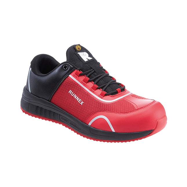 RUNNEX® S1PS-ESD-Sicherheitshalbschuhe SportStar 5114 schwarz/rot