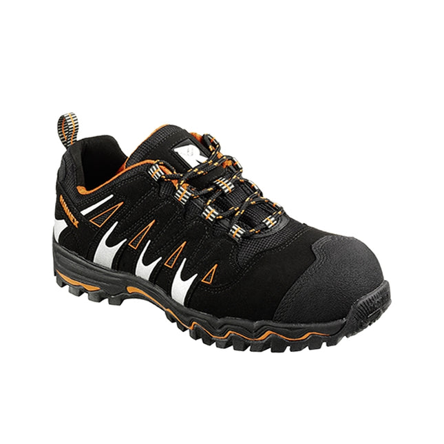 RUNNEX® S1PS-Sicherheitshalbschuhe LightStar 5130 schwarz/orange/silber