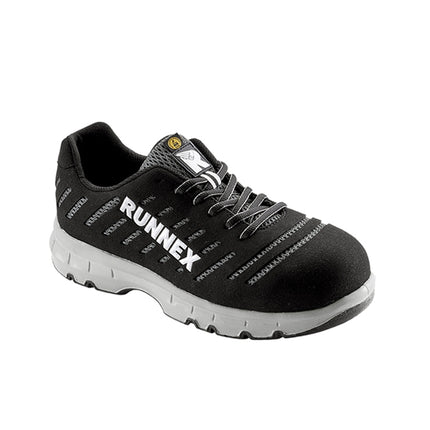RUNNEX® S1P-ESD-Sicherheitshalbschuhe FlexStar 5178 schwarz/silber