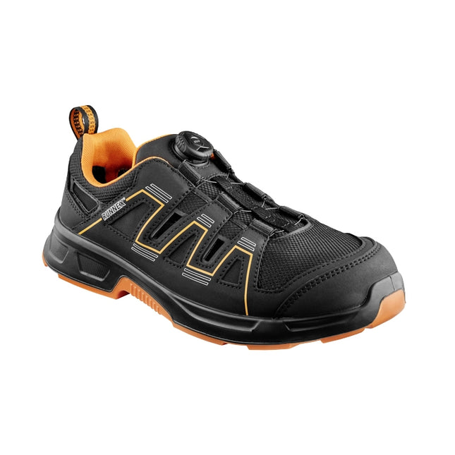 RUNNEX® S1PS ESD-Sicherheitssandalen atop ActionStar 5191 schwarz/orange