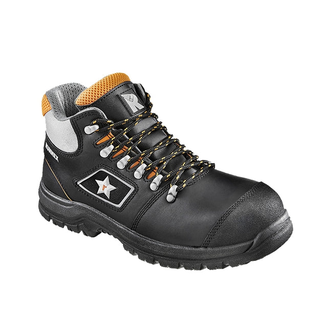 RUNNEX® S3-Sicherheitsschnürstiefel TeamStar 5308 schwarz/orange