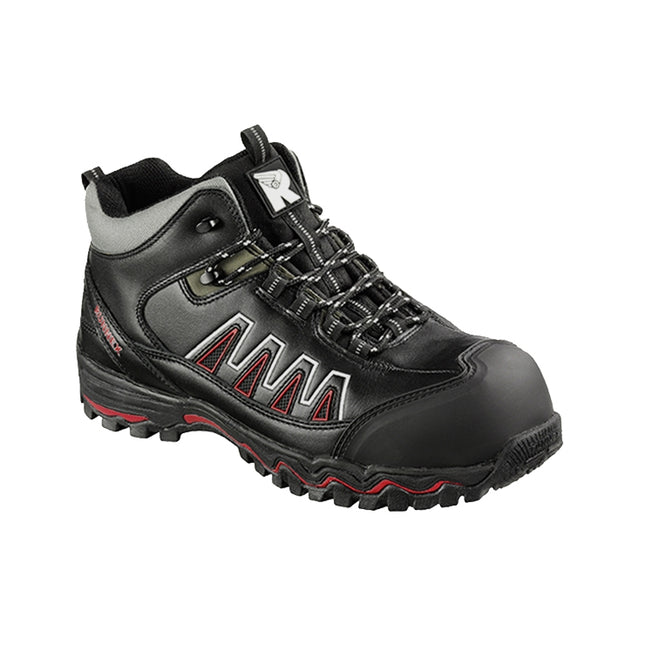 RUNNEX® S3S-Sicherheitsschnürstiefel LightStar 5321 schwarz/rot