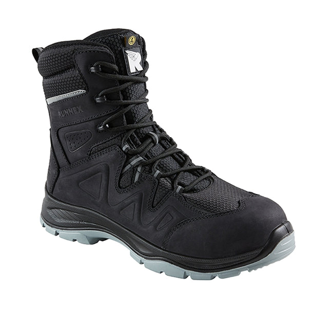 RUNNEX® S3S-Winter-ESD-Sicherheitsschnürstiefel SpecialStar 5331 schwarz/grau