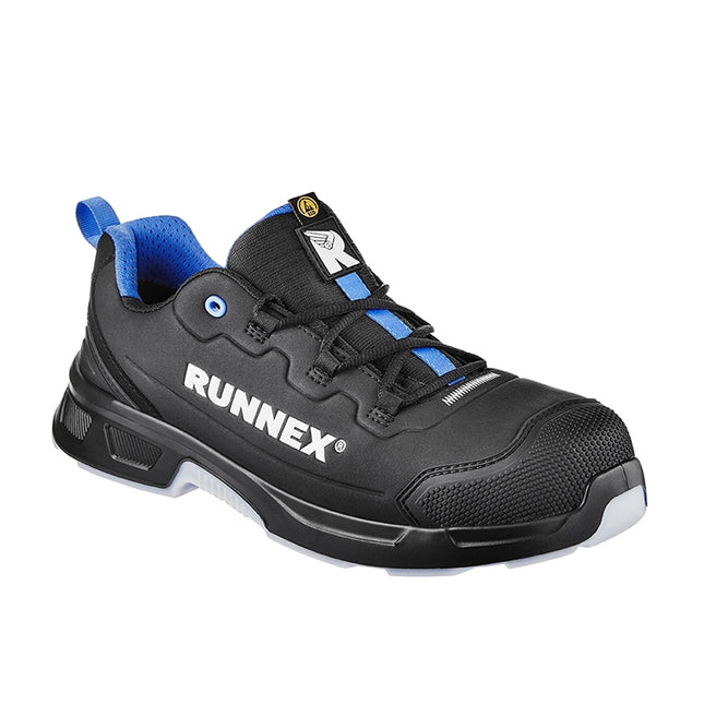 RUNNEX® S3S-ESD-Sicherheitshalbschuhe ActionStar 5354 schwarz/blau