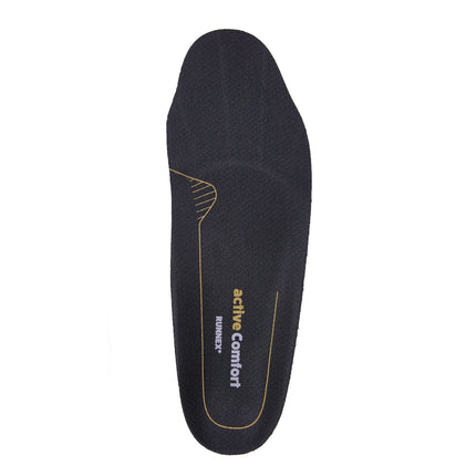 RUNNEX®Semi-orthopädische Einlegesohle activeComfort low 5406 schwarz/gelb