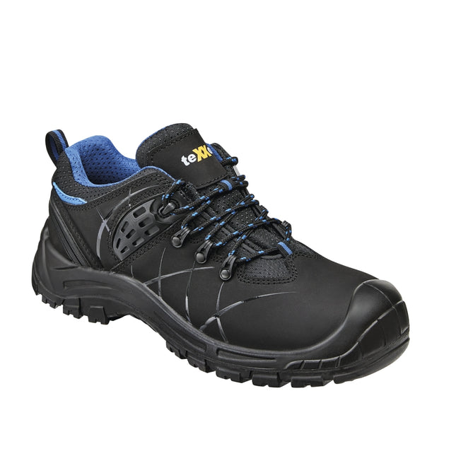 teXXor® S3-Sicherheitshalbschuhe Rennes 6316 schwarz/ blau
