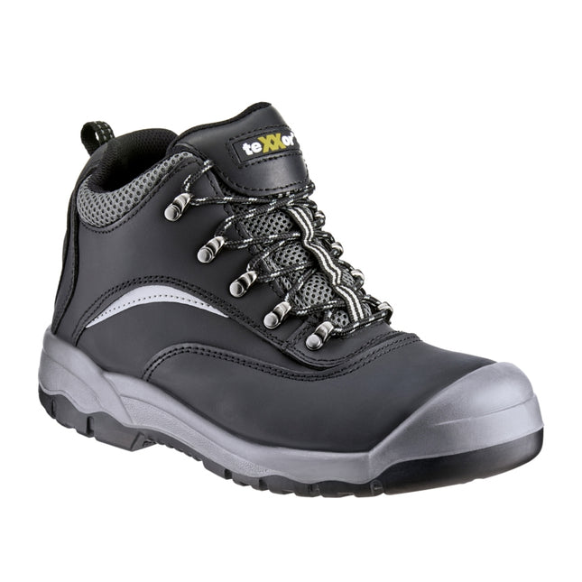 teXXor® S3-Sicherheitsschnürstiefel CANNES 6322 schwarz/grau