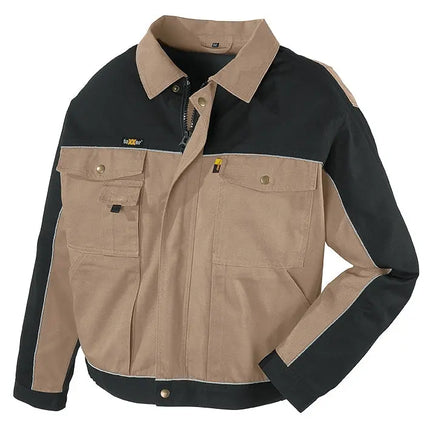 teXXor® Canvas (320 g/m²) Bundjacke RIO 8310 khaki/schwarz
