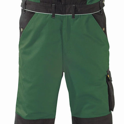 teXXor® Canvas (320 g/m²) Latzhose AMAZONAS 8335 grün/schwarz