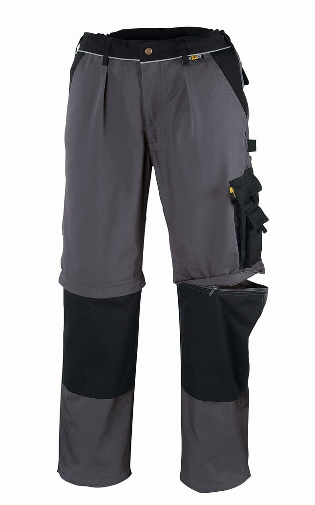 teXXor® Canvas (320 g/m²) 2-in-1 Bundhose  TOBAGO 8357 grau/schwarz