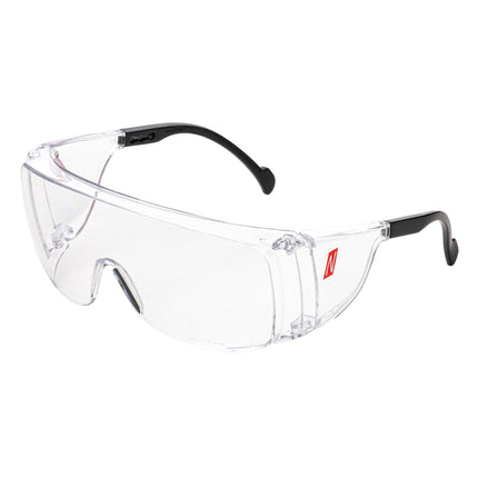 NITRAS VISION PROTECT OTG, Schutzbrille, schwarz / transparent, EN 166
