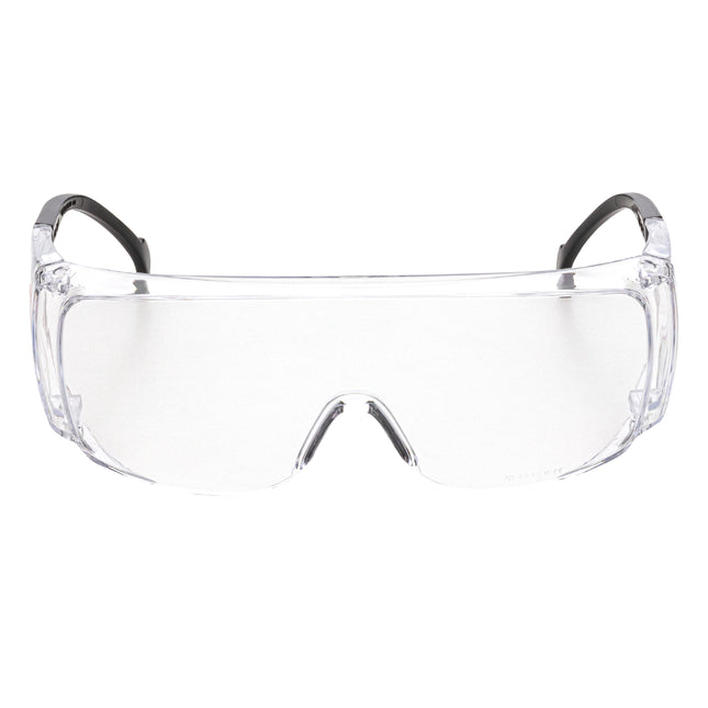 NITRAS VISION PROTECT OTG, Schutzbrille, schwarz / transparent, EN 166